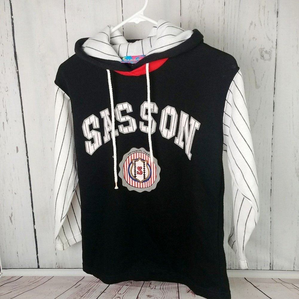 Intage Womans Med 10/12 Sasson Hoodie Sweatshirt
